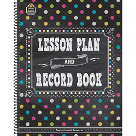 Teacher Created Resources TCR3716 Chalkboard Brights Lesson Plan And - Record Book