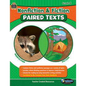 Teacher Created Resources TCR3893 Nonfiction Fiction Paired Texts Gr3