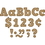 Teacher Created Resources TCR3938 Burlap Bold Block 4In Letters, Price/PK