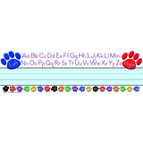 Teacher Created Resources TCR4040 Paw Prints Left/Right Alphabet Name Plates