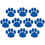 Teacher Created Resources TCR4275 Accents Blue Paw Prints, Price/EA