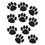 Teacher Created Resources TCR4277 Accents Black Paw Prints, Price/EA
