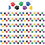 Teacher Created Resources TCR4641-6 Colorful Paw Prints Border, Trim (6 PK)