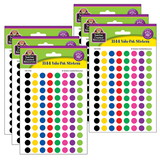 Teacher Created Resources TCR4743-6 Colorful Circles Mini, Stickers Value Pack (6 PK)