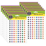 Teacher Created Resources TCR4819-12 Colorful Paw Prints Mini, Stickers (12 PK)