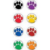 Teacher Created Resources TCR4819 Colorful Paw Prints Mini Stickers