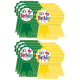 Teacher Created Resources TCR4851-6 Birthday Ribbons Wear Em, Badges (6 PK)