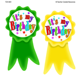Teacher Created Resources TCR4851 Birthday Ribbons Wear Em Badges