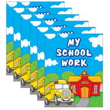 Teacher Created Resources TCR4939-6 My School Work Pocket, Folder (6 EA)
