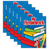 Teacher Created Resources TCR4941-6 My Homework Pocket Folder (6 EA)