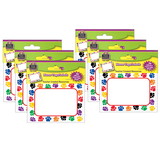 Teacher Created Resources TCR5168-6 Colorful Paw Prints Name, Tags Labels (6 PK)