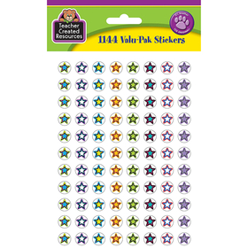 Teacher Created Resources TCR5364 Fancy Stars 2 Mini Stickers Valu Pk - 1144/Pk