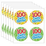 Teacher Created Resources TCR5393-6 100 Days Smarter Wear Em, Badges (6 PK)
