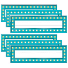 Teacher Created Resources TCR5434-6 Marquee Name Plates (6 PK)