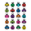 Teacher Created Resources TCR5462 Colorful Ladybugs Stickers, Price/PK