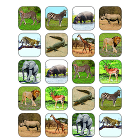 Teacher Created Resources TCR5468 Safari Animals Stickers