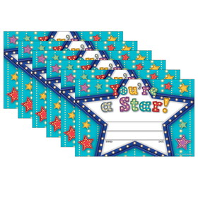 Teacher Created Resources TCR5485-6 Marquee Youre A Star Awards (6 PK)