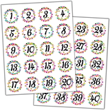 Teacher Created Resources TCR5574 Confetti Numbers Stickers