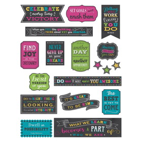 Teacher Created Resources TCR5575 Positive Sayings Mini Bb St, Chalkboard Brights