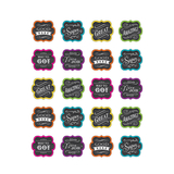 Teacher Created Resources TCR5618 Chalkboard Brights Stickers