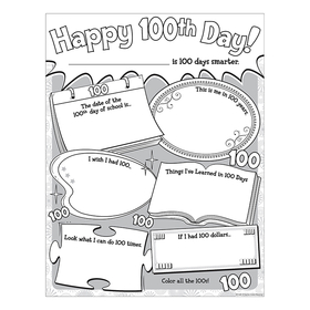 Teacher Created Resources TCR5640 Happy 100Th Day Poster Pack