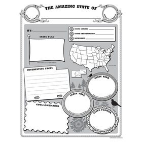 Teacher Created Resources TCR5800 Amazing State Poster Pack