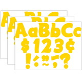 Teacher Created Resources TCR5818-3 Yellow Gold Funtastic 4In, Letters Combo Pack (3 PK)