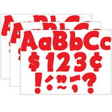 Teacher Created Resources TCR5821-3 Red Funtastic 4In Letters, Combo Pk (3 PK)
