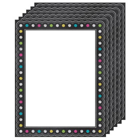 Teacher Created Resources TCR5837-6 Chalkboard Brights Computer, Paper (6 PK)