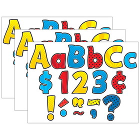 Teacher Created Resources TCR5845-3 Superhero Funtastic 4In, Letters Combo Pack (3 PK)