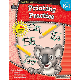 Teacher Created Resources TCR5967 Ready Set Learn Printing Practice Gr K-1