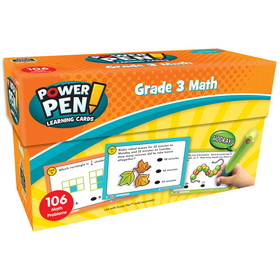 Teacher Created Resources TCR6013 Power Pen Learning Cards Math Gr 3
