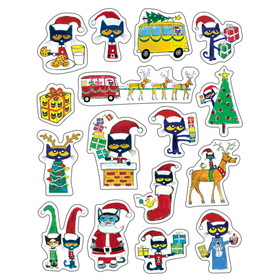 Teacher Created Resources TCR62023 Pete The Cat Christmas Stickers