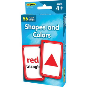 Edupress TCR62051 Shapes And Colors Flash Cards