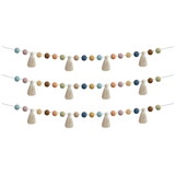 Teacher Created Resources TCR7157-3 Pom-Poms & Tassels Garland, Everyone Is Welcome (3 EA)