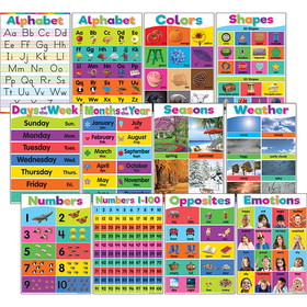 Teacher Created Resources TCR7456 Colorful Early Learning Posters