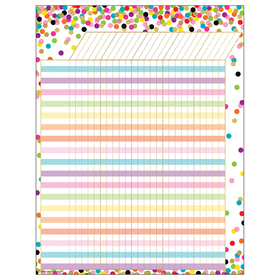 Teacher Created Resources TCR7595 Confetti Incentive Chart