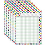 Teacher Created Resources TCR7622-6 Colorful Paw Prints, Incentive Chart 17X22 (6 EA)