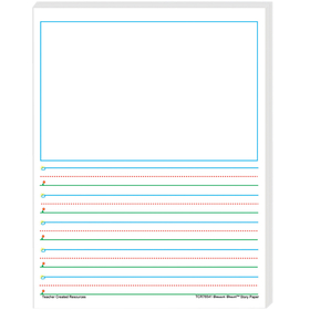 Teacher Created Resources TCR76541 Smart Start 1-2 Story Paper 100 - Sheets
