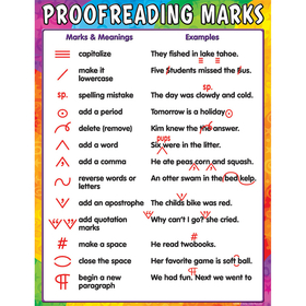 Teacher Created Resources TCR7696 Proofreading Marks Chart