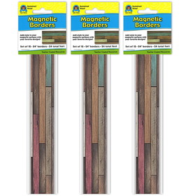 Teacher Created Resources TCR77010-3 Reclaimed Wood Magnetic, Border (3 PK)