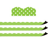 Teacher Created Resources TCR77123-3 Magnetic Border Lime Polka, Dots (3 PK)