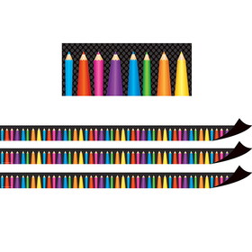 Teacher Created Resources TCR77127-3 Magnetic Border Colored, Pencils (3 PK)