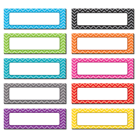 Teacher Created Resources TCR77204 Chevron Labels Magnetic Accents