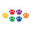 Teacher Created Resources TCR77207-3 Colorful Paw Prints Magnetic, Accents (3 PK)