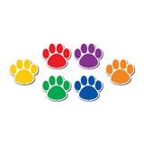 Teacher Created Resources TCR77207 Colorful Paw Prints Magnetic - Accents