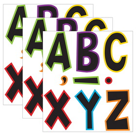 Teacher Created Resources TCR77282-3 Electric Bright 7In Fun Font, Letters (3 PK)