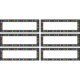 Teacher Created Resources TCR77299-3 Chalkboard Brights Labels, Magnetic Accents (3 PK)