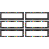 Teacher Created Resources TCR77299 Chalkboard Brights Labels Magnetic
