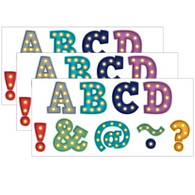 Teacher Created Resources TCR77300-3 Marquee Bold Block 2In, Magnetic Letters (3 PK)